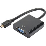 Digitus Konverter Micro-HDMI > VGA, Adapter schwarz