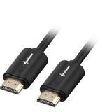 Sharkoon Kabel HDMI Stecker > HDMI Stecker schwarz, 1 Meter, HDMI 4K