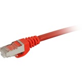 Sharkoon Patchkabel SFTP, RJ-45, mit Cat.7a Rohkabel rot, 50cm