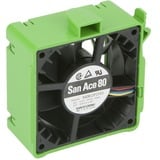 Supermicro FAN-0074L4, Gehäuselüfter grün, Hot-Swappable Middle Axial Fan, 80 mm