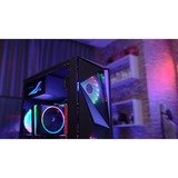 Aerocool Glider TG, Tower-Gehäuse schwarz, Tempered Glass