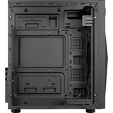 Aerocool Glider TG, Tower-Gehäuse schwarz, Tempered Glass