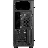 Aerocool Glider TG, Tower-Gehäuse schwarz, Tempered Glass