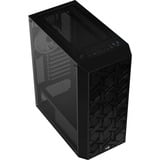 Aerocool Hive ARGB v1, Tower-Gehäuse schwarz, Tempered Glass