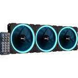 Aerocool Orbit RC 120x120x25, Gehäuselüfter 3er Pack, inkl. Fernbedienung