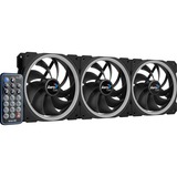 Aerocool Orbit RC 120x120x25, Gehäuselüfter 3er Pack, inkl. Fernbedienung