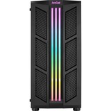 Aerocool Prime v1, Tower-Gehäuse schwarz, Tempered Glass