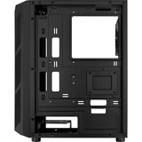 Aerocool Prime v1, Tower-Gehäuse schwarz, Tempered Glass