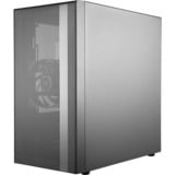 Cooler Master MasterBox NR400, Tower-Gehäuse schwarz, Tempered Glass, Version ohne optischen Laufwerkssschacht