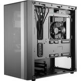 Cooler Master MasterBox NR400, Tower-Gehäuse schwarz, Tempered Glass, Version ohne optischen Laufwerkssschacht