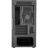 Cooler Master MasterBox NR400, Tower-Gehäuse schwarz, Tempered Glass, Version ohne optischen Laufwerkssschacht