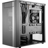 Cooler Master MasterBox NR400, Tower-Gehäuse schwarz, Tempered Glass, Version mit optischem Laufwerksschacht