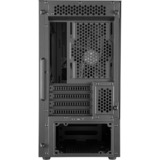 Cooler Master MasterBox NR400, Tower-Gehäuse schwarz, Tempered Glass, Version mit optischem Laufwerksschacht