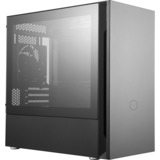 Cooler Master Silencio S400, Tower-Gehäuse schwarz, Tempered Glass