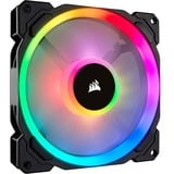 Corsair LL140 RGB PWM, Gehäuselüfter Single Pack, ohne Controller, 140 mm