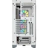 Corsair iCUE 4000X RGB, Tower-Gehäuse weiß, Tempered Glass