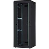 Digitus Netzwerkschrank Dynamic Basic Serie - 800x800 mm (BxT), IT-Schrank schwarz, 42 Höheneinheiten