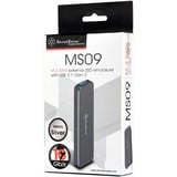 SilverStone SST-MS09S USB 3.1, Laufwerksgehäuse silber