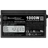 SilverStone SST-ST1000-PTS 1000W, PC-Netzteil schwarz, 8x PCIe, Kabel-Management, 1000 Watt