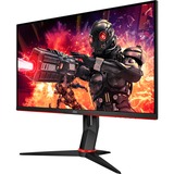 AOC 24G2ZE/BK, Gaming-Monitor 61 cm (24 Zoll), schwarz/rot, FullHD, IPS, AMD Free-Sync Premium, 240Hz Panel