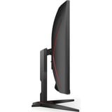 AOC C32G2ZE/BK, Gaming-Monitor 80 cm (32 Zoll), schwarz/rot, FullHD, VA, Curved, AMD Free-Sync, 240Hz Panel