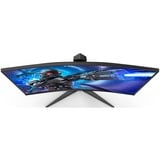 AOC C32G2ZE/BK, Gaming-Monitor 80 cm (32 Zoll), schwarz/rot, FullHD, VA, Curved, AMD Free-Sync, 240Hz Panel