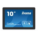 iiyama TW1023ASC-B1P, LED-Monitor 25.5 cm (10.1 Zoll), schwarz, WXGA, TN, Touchscreen, Webcam