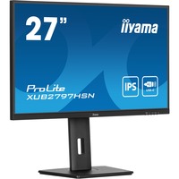 iiyama ProLite XUB2797HSN-B1, LED-Monitor 68.5 cm (27 Zoll), schwarz (matt), FullHD, IPS, USB-C, RJ-45, 100Hz Panel