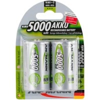 Ansmann 5000mAh NiMh, Akku silber