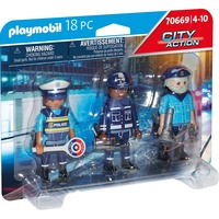 PLAYMOBIL 70669 City Action Figurenset Polizei, Konstruktionsspielzeug 