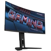 GIGABYTE MO34WQC2 OLED Generalüberholt, Gaming-Monitor 86.8 cm (34 Zoll), schwarz, WQHD, QD-OLED, Curved, USB-C, 240Hz Panel