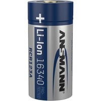 Ansmann Li-Ion Akku 16340 850mAh mit Ladebuchse 