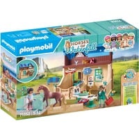 PLAYMOBIL 71352 Horses of Waterfall Reittherapie & Tierarztpraxis, Konstruktionsspielzeug 