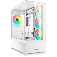 Sharkoon AK6 RGB    , Tower-Gehäuse weiß, Tempered Glass x 2