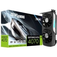 ZOTAC GeForce RTX 4070 Twin Edge GDDR6, Grafikkarte DLSS 3, 3x DisplayPort, 1x HDMI 2.1