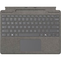 Microsoft Surface Pro Keyboard mit Stiftaufbewahrung for Business, Tastatur platin, DE-Layout, für Surface Pro 10/9/8/X for Business