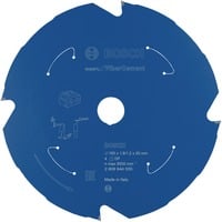 Bosch Kreissägeblatt Expert for Fibre Cement, Ø 165mm, 4Z Bohrung 20mm, für Akku-Handkreissägen