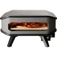 Cozze Pizzaofen 13", inkl. Druckminderer & Schlauch schwarz/grau, für Pizzen bis ca. Ø 34cm