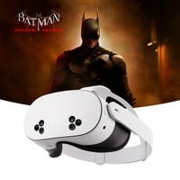 Meta Quest 3S 128 GB, VR-Brille weiß/schwarz, All-in-One-Gamingsystem, inkl. Batman: Arkham Shadow