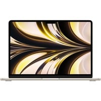 Apple MacBook Air 34,5 cm (13,6"), Notebook champagner, Polarstern, M2, 8-Core GPU, macOS, Deutsch, 34.5 cm (13.6 Zoll), 256 GB SSD