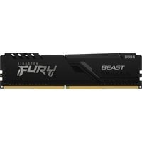 Kingston FURY DIMM 16 GB DDR4-3200  , Arbeitsspeicher schwarz, KF432C16BB1/16, Beast, INTEL XMP