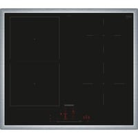 Siemens ED64RHSB1E iQ500, Autarkes Kochfeld schwarz/edelstahl, 60 cm, Home Connect