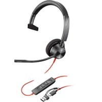 Poly Poly Blackwire 3310, Headset schwarz, Mono, USB-C