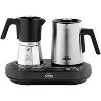 Arzum Okka Rich Moka Pot , Mokkamaschine chrom/schwarz