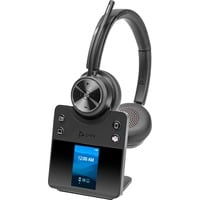 HP Poly Savi 7420 Office DECT, Headset schwarz, Stereo, USB-A, USB-C, Microsoft Teams zertifiziert