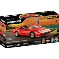 PLAYMOBIL 71343 Magnum, p.i. Ferrari 308 GTS Quattrovalve, Konstruktionsspielzeug 