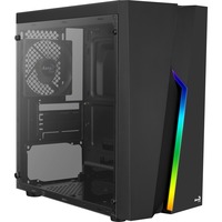 Aerocool Bolt Mini, Tower-Gehäuse schwarz, Window-Kit