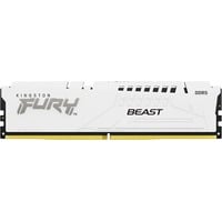 Kingston FURY DIMM 16 GB DDR5-6000, Arbeitsspeicher weiß, KF560C30BWE-16, Fury Beast, INTEL XMP, AMD EXPO