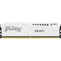 Kingston FURY DIMM 32 GB DDR5-5200  , Arbeitsspeicher weiß, KF552C40BW-32, FURY Beast, INTEL XMP