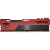 Patriot DIMM 8 GB DDR4-4000  , Arbeitsspeicher rot/schwarz, PVE248G400C0, Viper Elite II, INTEL XMP